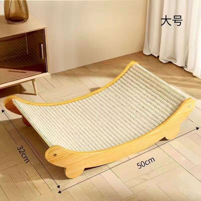 2025 new Sisal Scratching Board Durable Non-Shedding Anti-Scratch Sofa Protector Bed Integrated Cat Claw Pad Vert