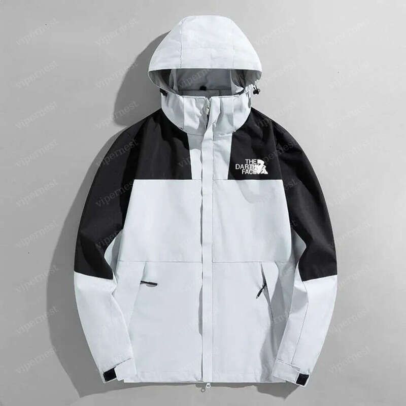 Norths Windbreaker Mens Womens Hard Shell Goretex Jacket Zip Up Lightweight Hoodie 1990 Designer Splicing Colors Versatile Outdoors Sports Waterproof Coat NF