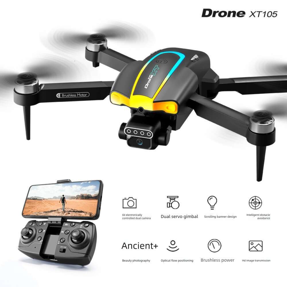 XT Obstacle Avoidance Dual Servo Aerial Photography Quadcopter Brushless Motor Remote Control Aircraft Drone