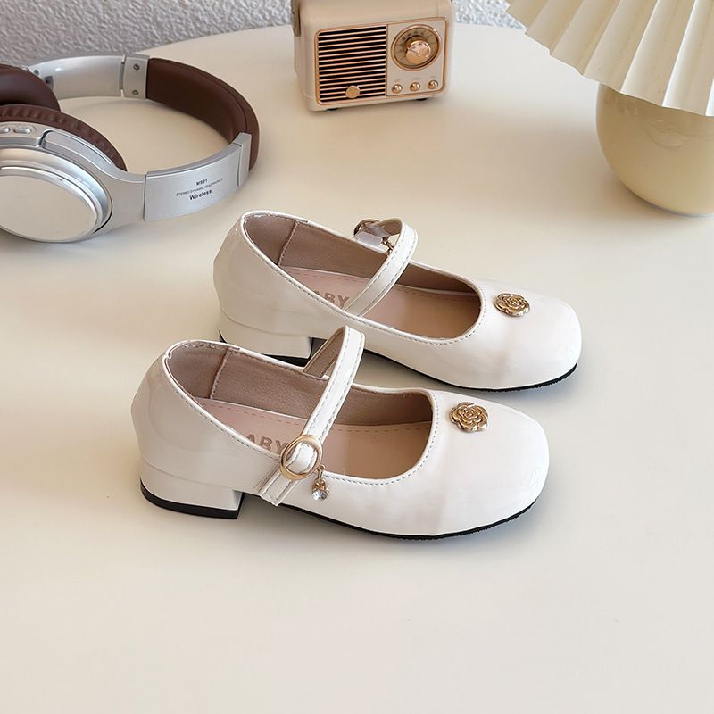 Girls Casual Shoes Kickproof Design Princess Big Toddler Shoes Leather Kidszworld Children Sandals Kids Shoes Size 27 - 36 US10C-US4Y K0671