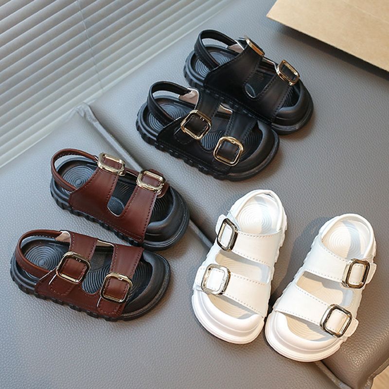 Kids Anti Kick Sandals 2025 Summer New Children Sandals Fashion College Style Kidszworld Boys Girls Sandals Toddler Youth Beach Sandals Shoes Size 21 