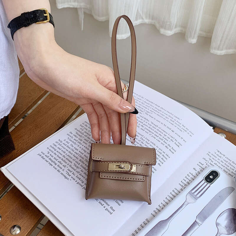 designer bag Luxury bag Fashion Earphone Bag for Women, Small Square Holder, Solid Color Card Bag, New Model, Compact Large Capacity Coin Purse