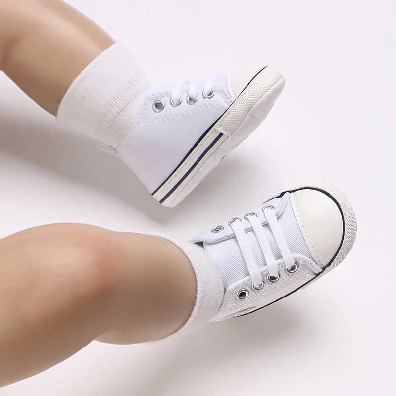 018 Months Newborn Baby Shoes Classic Fashion Casual Sports Shoes for Boys and Girls Non slip Soft Sole Walking ShoesJ250930