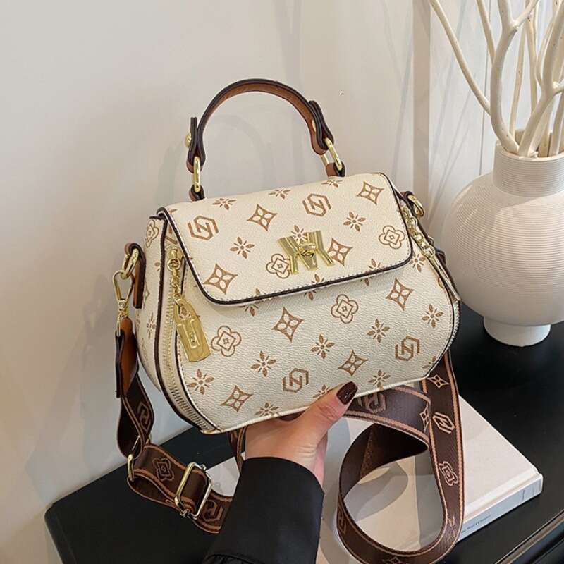 Designer Bags Women Vintage Square Bags Versatile New Pattern Printed Handbag Elegant Tote Bags Shoulder Crossbody Bag