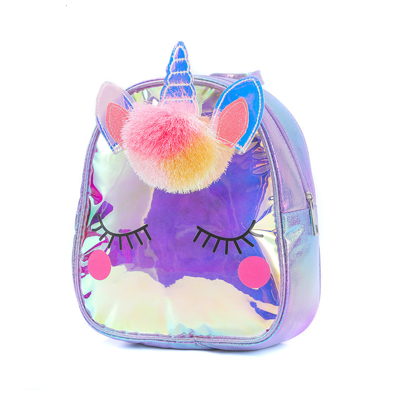 Unicorn Backpacks for Kids Girl Boy Clear Cute Children Schoolbag Summer Bagpack