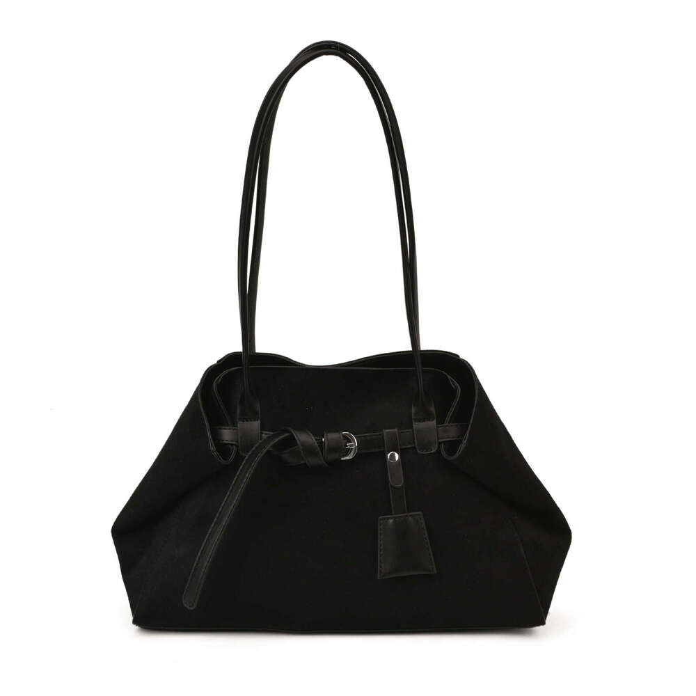 designer bag Luxury bag High-end Matte Large Capacity Tote New Fashion Versatile Suede Single Shoulder Commuter Underarm Bag