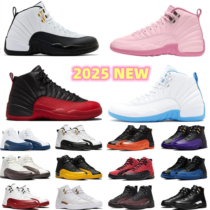 2025 Newset 12S Basketball Shoes 12 Taxi Melo Pearl Pink Flu Game Blueberry Cherry Sneaker