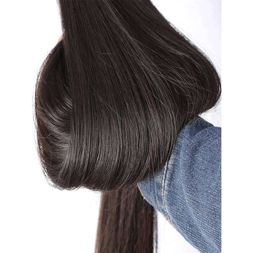 30 40 Inch Bone Straight 100% Deal Brazilian Virgin Human 3 4 Bundles Raw Hair Extensions Natural Color Remy Xiusiyuan2510