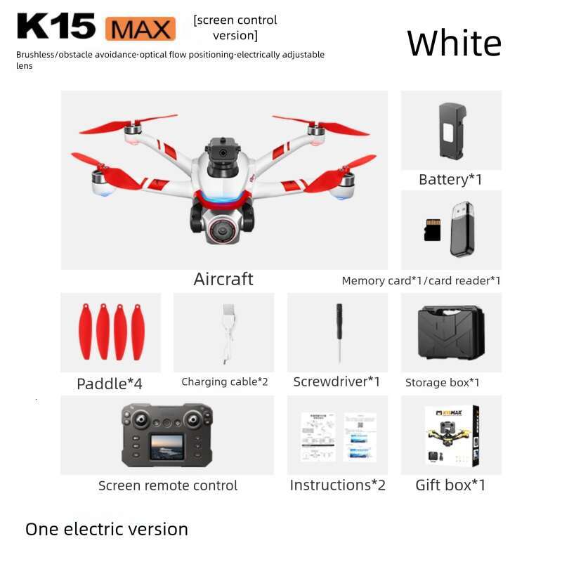 K With Screen Brushless Long Endurance Remote Control Aircraft Obstacle Avoidance HD Aerial Photography Drone