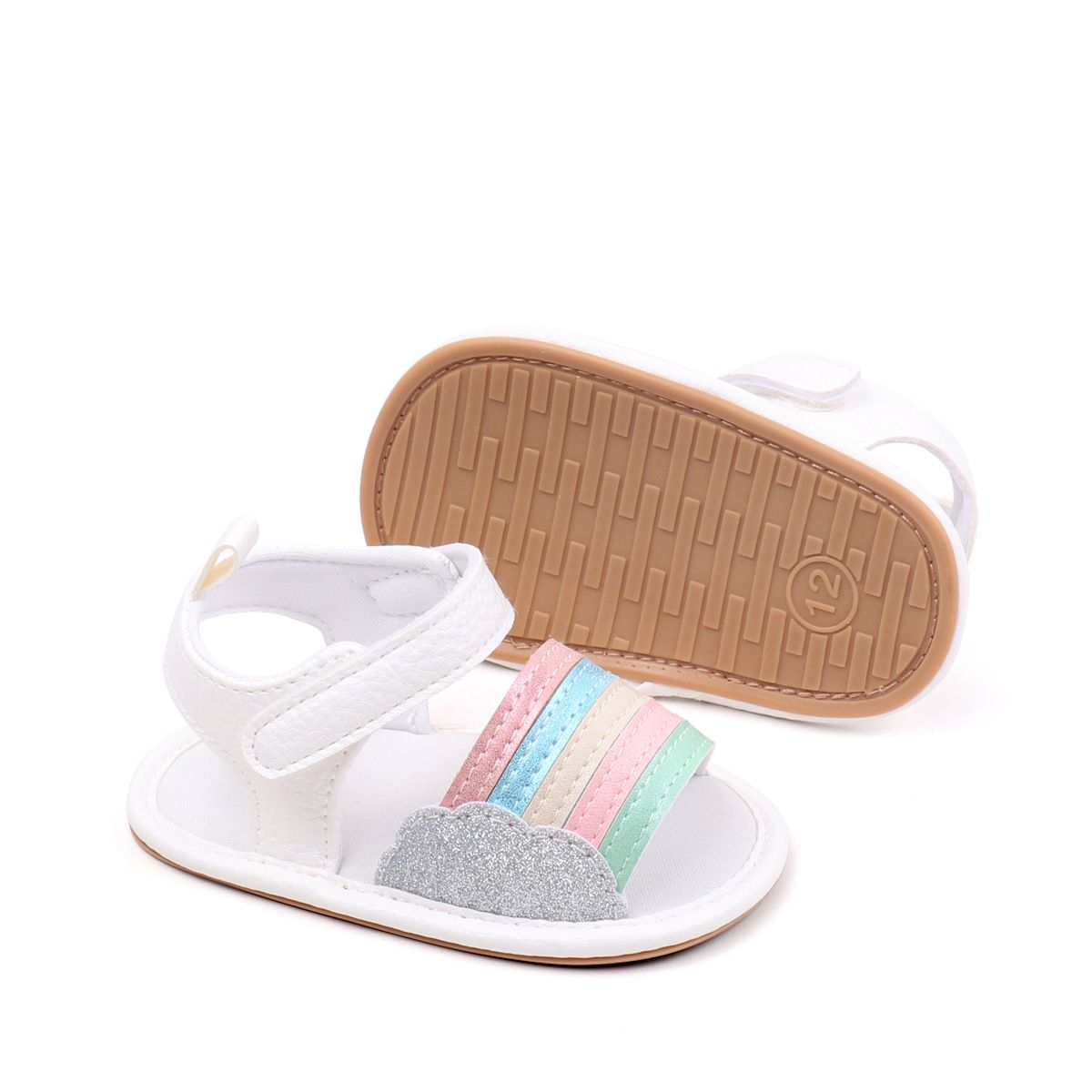 Kids Designer Shoes Summer Baby Little Toddler Sandals Shoes Kidszworld Newborns First Walkers Beach Infant Sandals Size 0 - 18 Months K0701