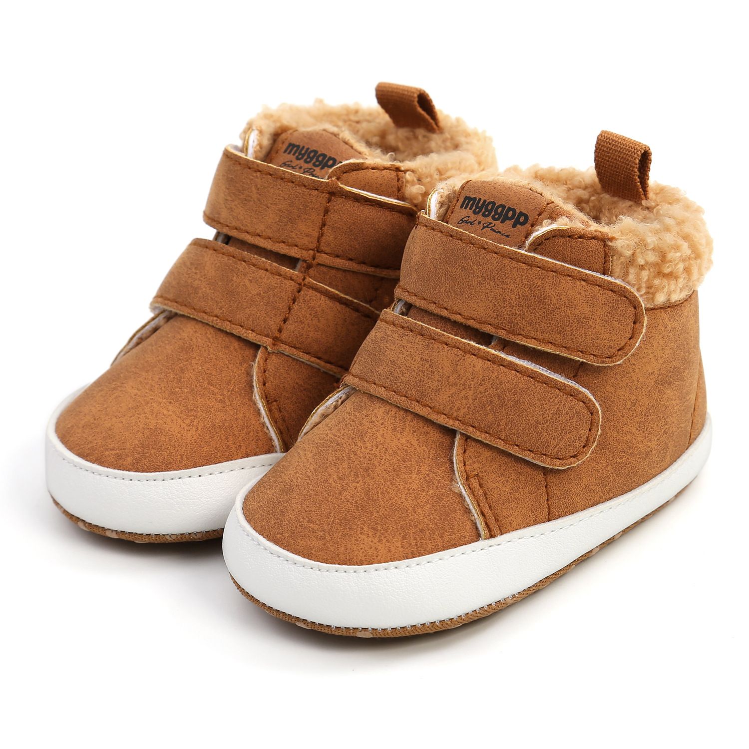 Baby Shoes Boy Girl Winter Warm Infant Snow Boots Fleece Soft Bottom Shoes Kidszworld Newborn Toddler First Walkers Sneakers 0-18 Months K0477
