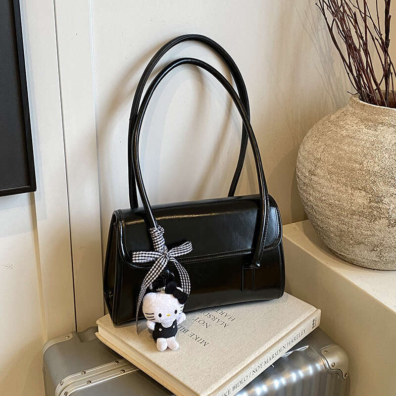 designer bag Luxury bag Single Shoulder Underarm New Fashion High-end Oil Leather Commuter Handbag Tote Bag