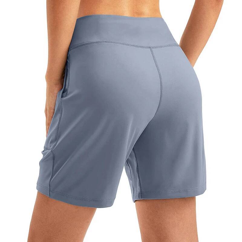 Seamless Sport For Women Summer Elastic Scrunch High Waist Push Up Tummy Control Gym Fiess Workout Yoga Shorts dongdumaoyi
