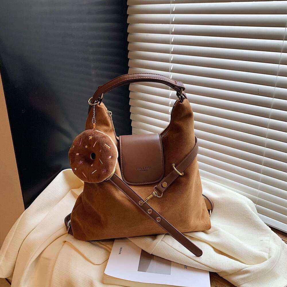 designer bag Luxury bag Deerskin Velvet Large Capacity Backpack Women New fashion Commuter Shoulder Handheld Diagonal Tote Bag