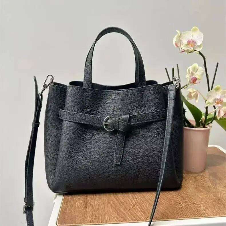 MENDY Women's Business Tote Shoulder High Quality Handbag Real Leather Large Capacity Crossbody Bag New In Suotong2510 Mdng