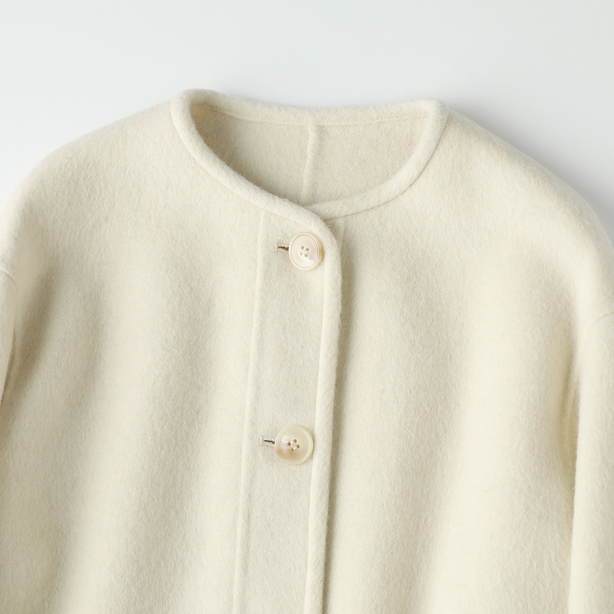 2025 Women's Winter Thick Yak Wool Light Fragrance Rough Wool Short Coat Fashion Lightweight Warm Designer Double sided Cashmere Short Coat