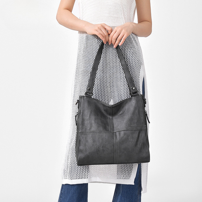 2025 Cross border Hot selling Retro Solid Color Crossbody Bag European and American Handbag Designer Bag Shoulder Bag Luxury Bag