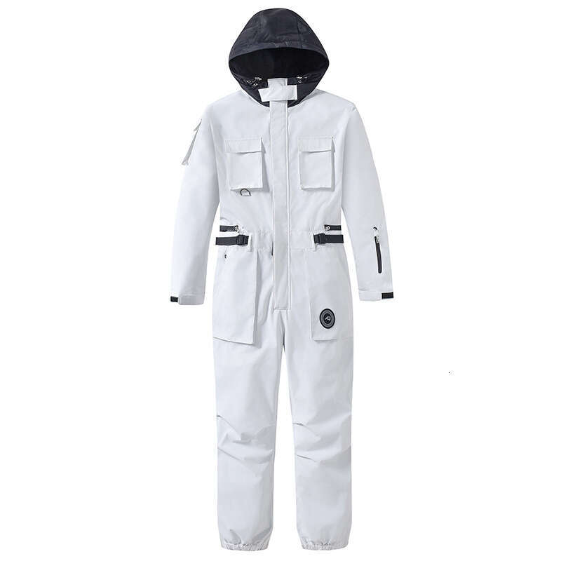 For Men And Women, Loose Fit, Winter Outdoor Windproof, Waterproof, Warm Ski Jacket, Snowboard One-Piece Suit