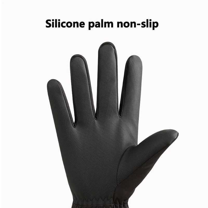 Winter Couple Ski Gloves Thickened Thermal Gloves Adjustable Close Nonslip Touch Screen Gloves Waterproof Coldproof Z250925