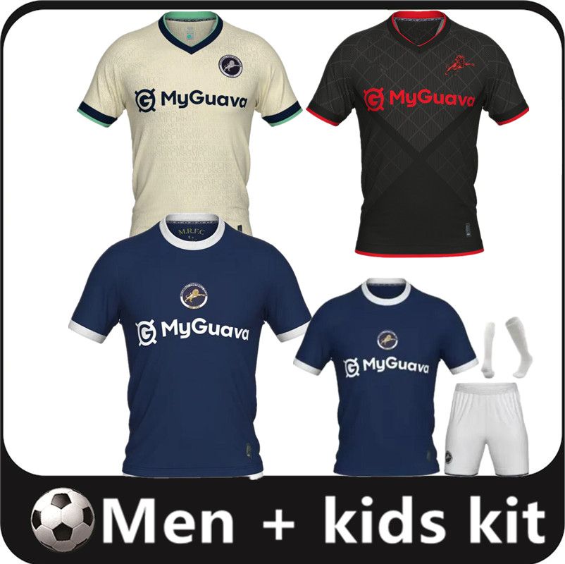 25 26 Millwall soccer jersey home away third 2025 2026 Millwall football shirt men kids kit 4XL