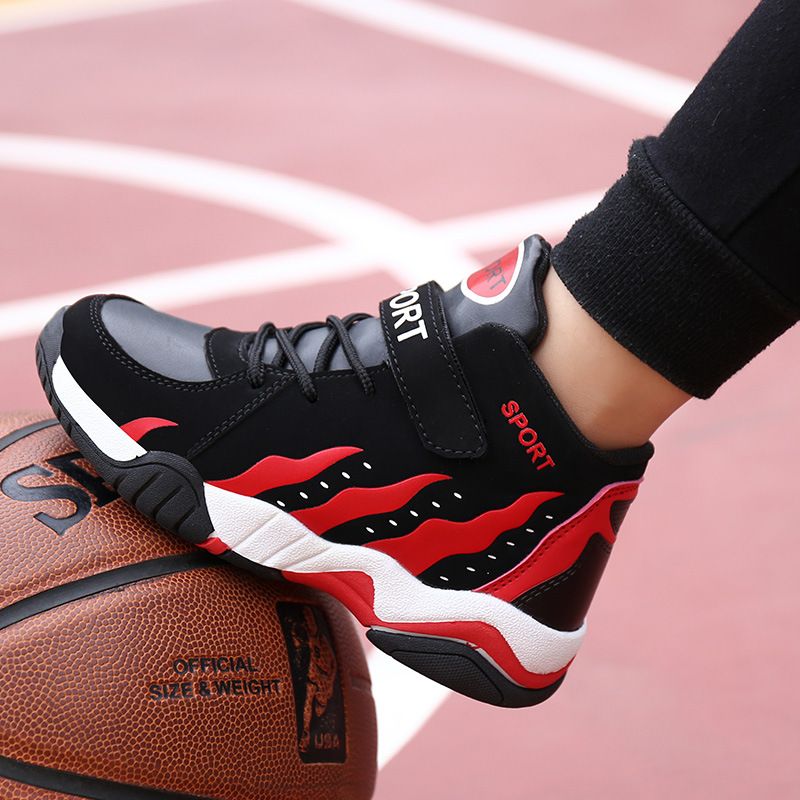 Kids Shoes Sport Boys Casual Shoes High Top Tennis Children's Sneakers Leather Running Sneakers Kidszworld for Girls Large Youth Size 30 - 41 K05