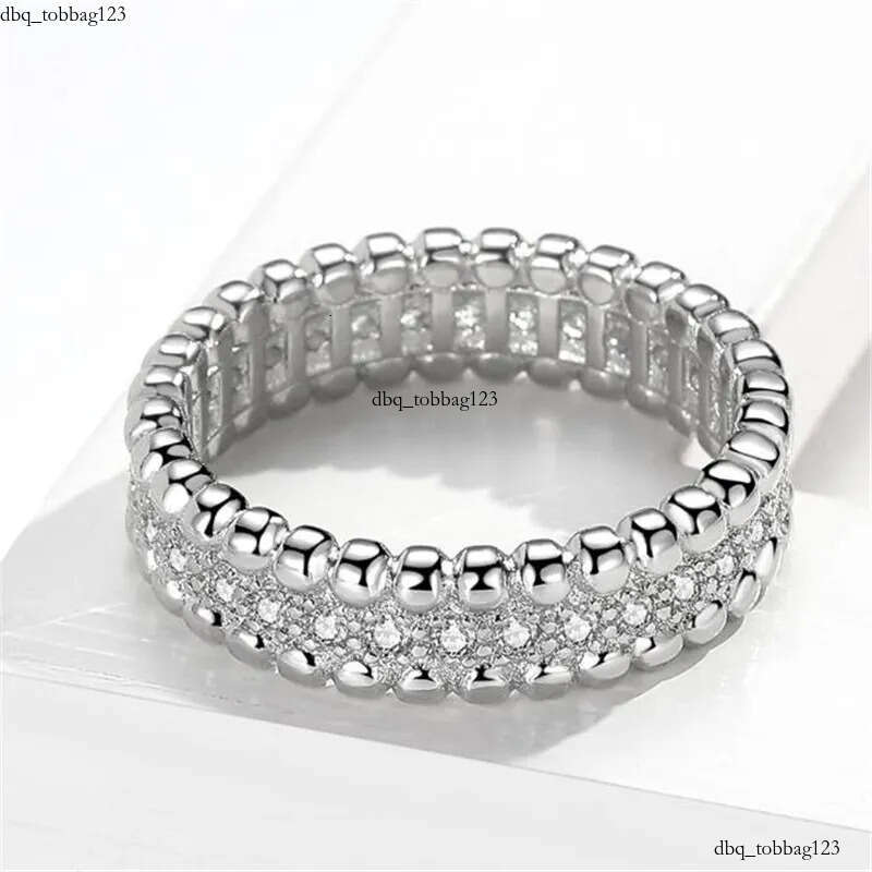 Choucong Brand New Wedding Rings Fashion Jewelry Real Sterling Sier Pave White Topaz CZ Dia Party Gemstones Moissanite Women Engagement Band Ring Gift