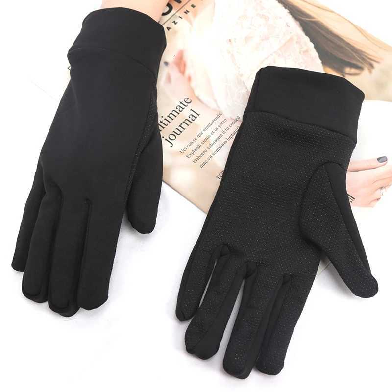 Elastic Winter Gloves for Men Thin Thermal Gloves Snowboard Motorcycle Riding Driving Warm Touchscreen Mitten for Running Hiking Z250925