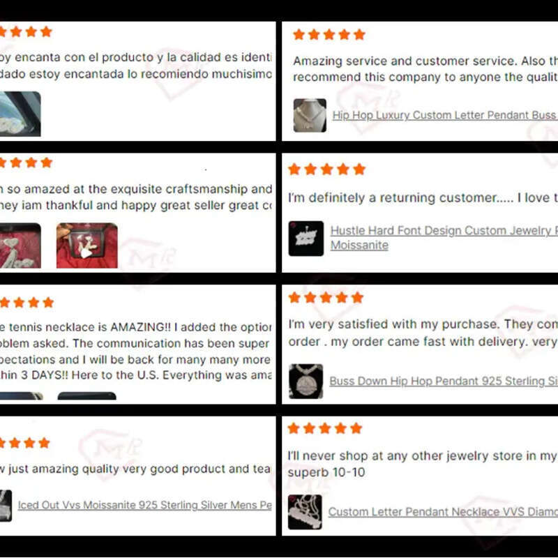 Hiphop 6mm Necklaces Cross Pendant S Custom VVS Iced Out Moissanite Tennis Chain