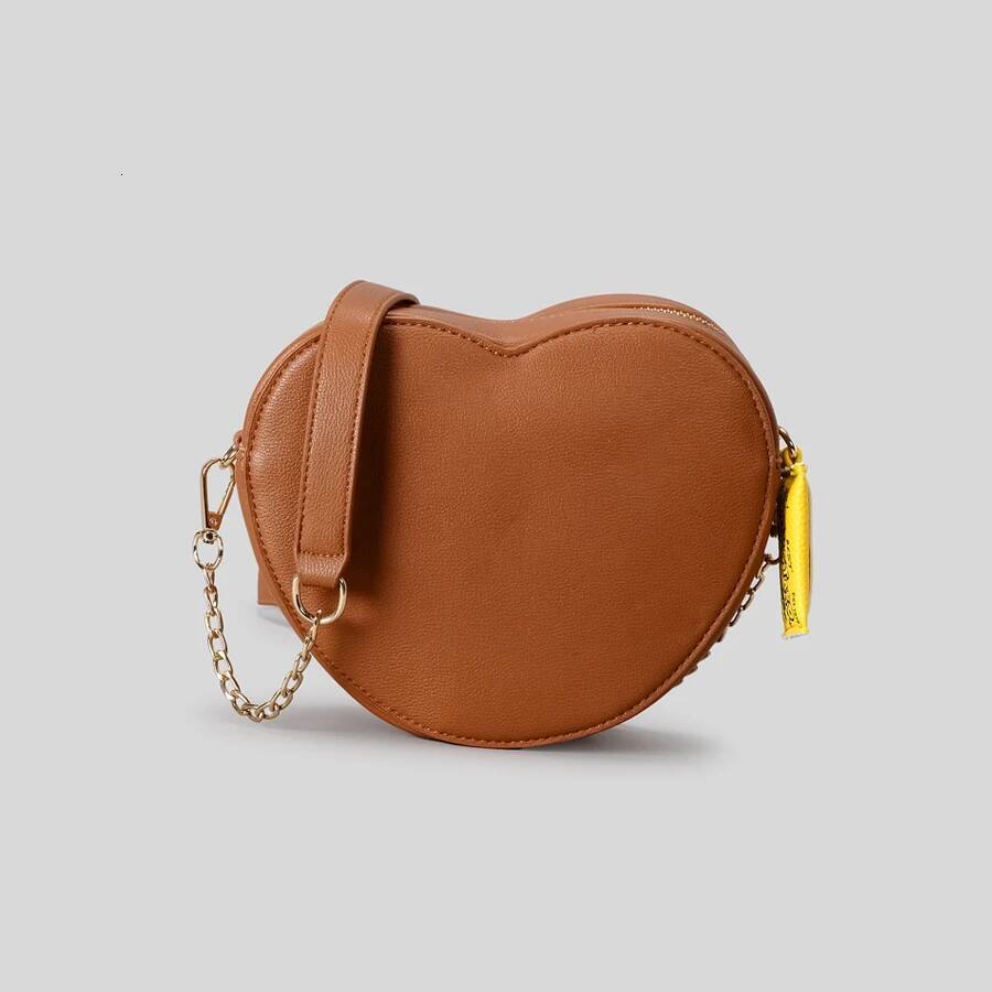 Funny 3D twisted soda bread design messenger bag cute transparent love hearts women shoulder crossbody bags novelty small purses high-quality