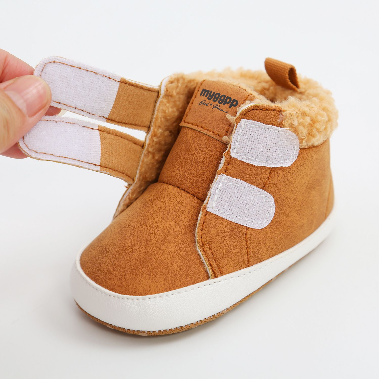 Baby Shoes Boy Girl Winter Warm Infant Snow Boots Fleece Soft Bottom Shoes Kidszworld Newborn Toddler First Walkers Sneakers 0-18 Months K0477
