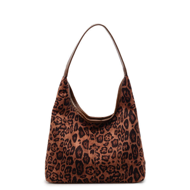 designer bag Luxury bag Large Capacity Women's Fashion New Versatile Shoulder Underarm Casual Commuting Leopard Print Tote Bag