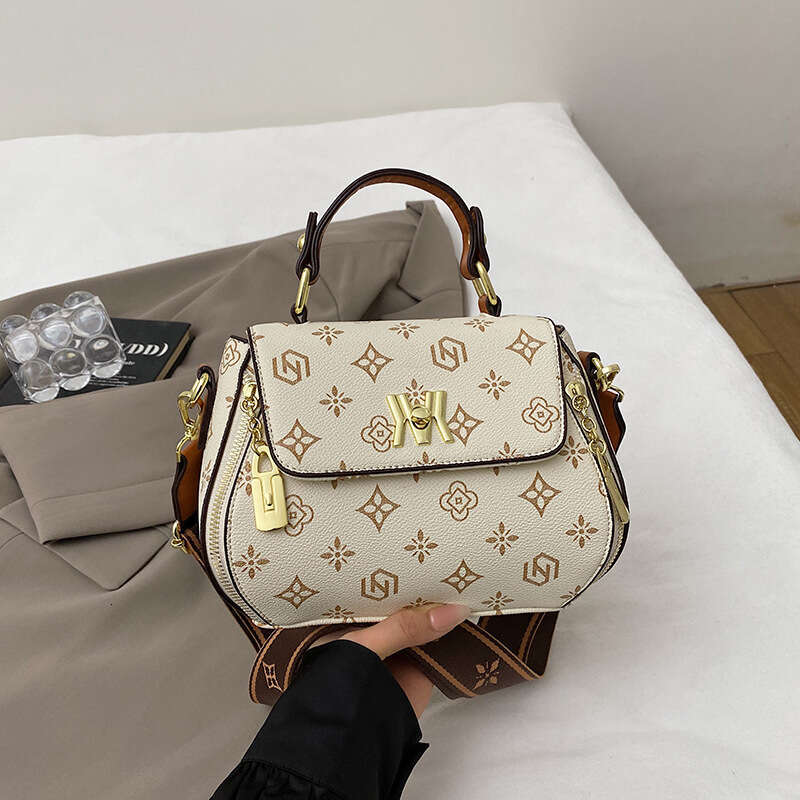 Designer Bags Women Vintage Square Bags Versatile New Pattern Printed Handbag Elegant Tote Bags Shoulder Crossbody Bag