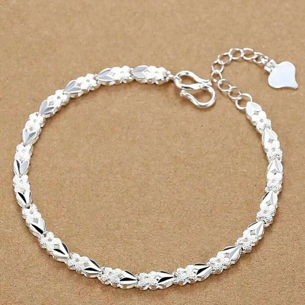 Charms Sterling Sier For Women Designer Heart Shape Adjustable Chain Bracelets Party Fine Jewelry Gifts