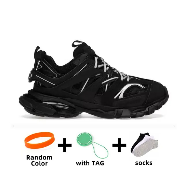Designer Triple Track Casual Shoes Sneakers Black White Green Crystal Outsole Running Shoes Mens Womens Outdoors Trainers