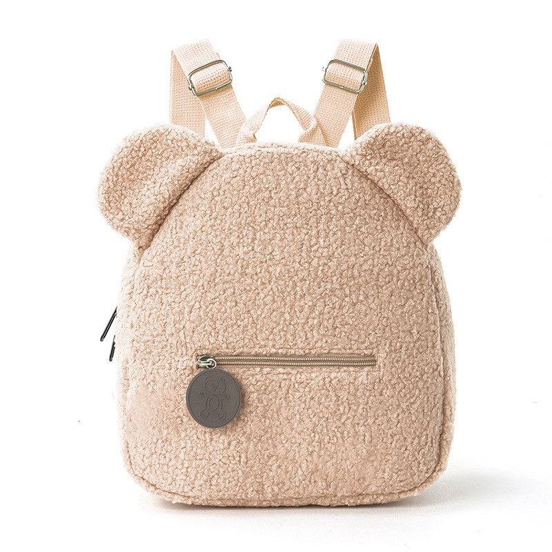 Designer Plush Backpack 2025 New Fashionable Casual Bear Ear Cartoon Backpack