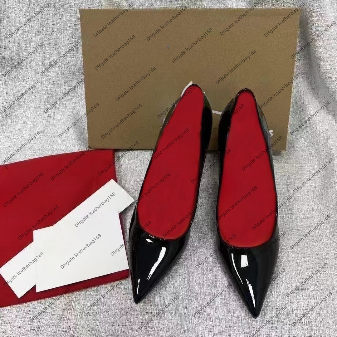 Women's Red designer dress shoes Luxury DiamondBottoms Night Scene Goddess sandals Charm Lacquer Leather Pointed Shallow Mouth Versatile Wedding Shoes High Heels