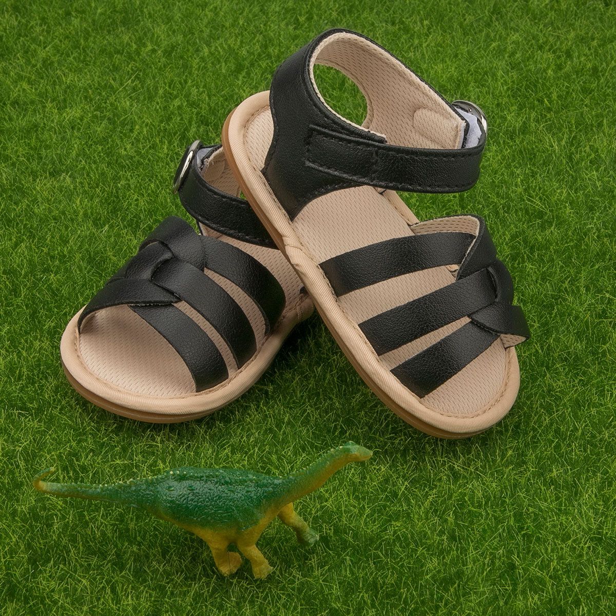 Baby Boys Sandals Toddler Girl Flats Non-slip Rubber Sole Baby Beach Sandals Crib First Walker Summer Baby Shoes Size 0 - 18 Months K0724
