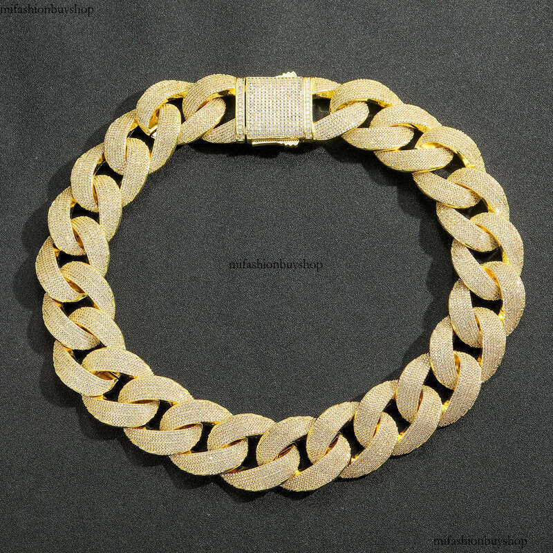 Elegant Mens Fashion Jewelry: Premium 35MM Cuban Chain Necklaces Featuring Sparkling Cubic Zirconias & Durable Gold Coating