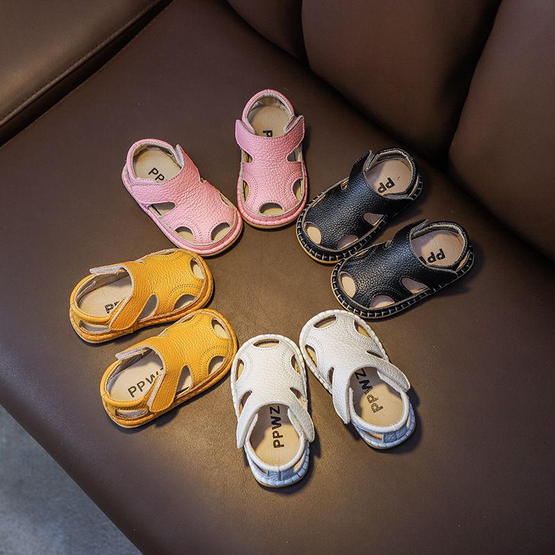 Baby Sandals Toddler Boys First Walkers Newborn Girls First Shoes Infant Sandals Summer Beach Kids Sandals Size 14 - 21 K0708