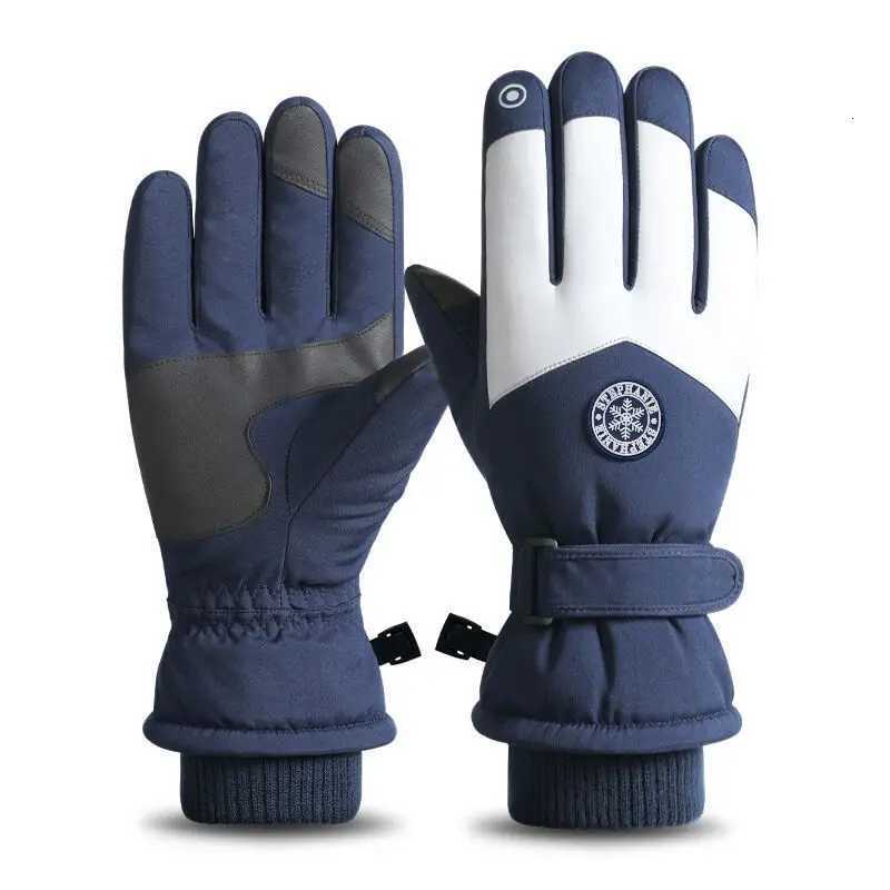 2025 New Waterproof Ski Gloves Winter Touch Screen Snow Glove Fleece Lined Warm Thermal Gloves for Snowboard Skiing Running Cycl Z250925