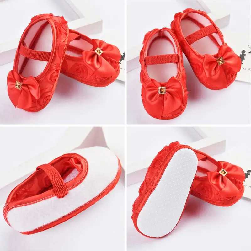 Summer Baby Girls Retro Toddlers Prewalkers Bow Footwear Shoes Infant SoftSoled First Walkers Casual Sandal Kid AntiSlip ShoesJ250930