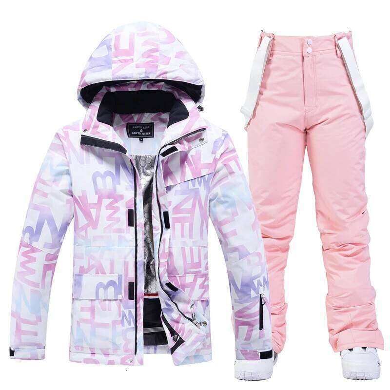 Suit Women Winter Warm Waterproof Outdoor Sports Snow Jackets And Pants Hot Ski Equipment Snowboard Down Jacket Female