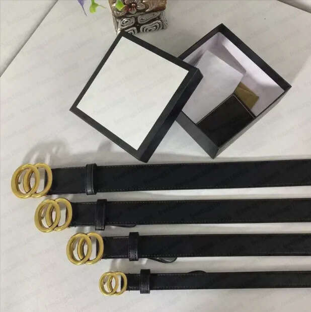 2026 Belts for women designer mens belt fashion classic genuine leather letters printed belts woman Metal smooth buckle Size 90cm-125cm optional with box