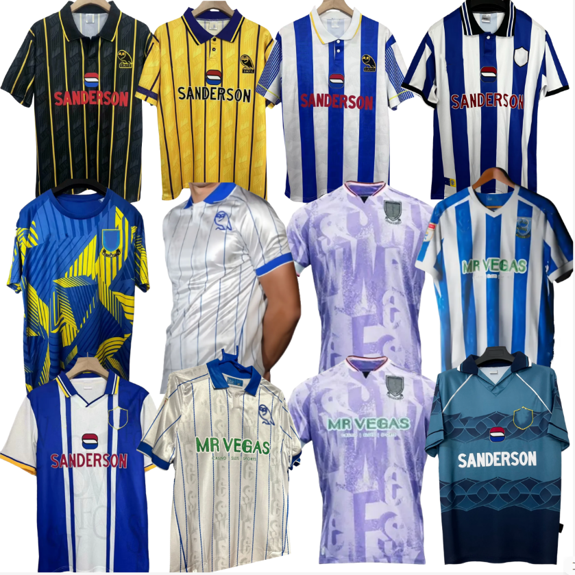 24 25 26 Sheffield Wednesday soccer jerseys 2025 Will Vaulks Callum Paterson Michael Smith Tyreeq Bakinson Mallik Wilks football shirts 93 94 95 retro jersey