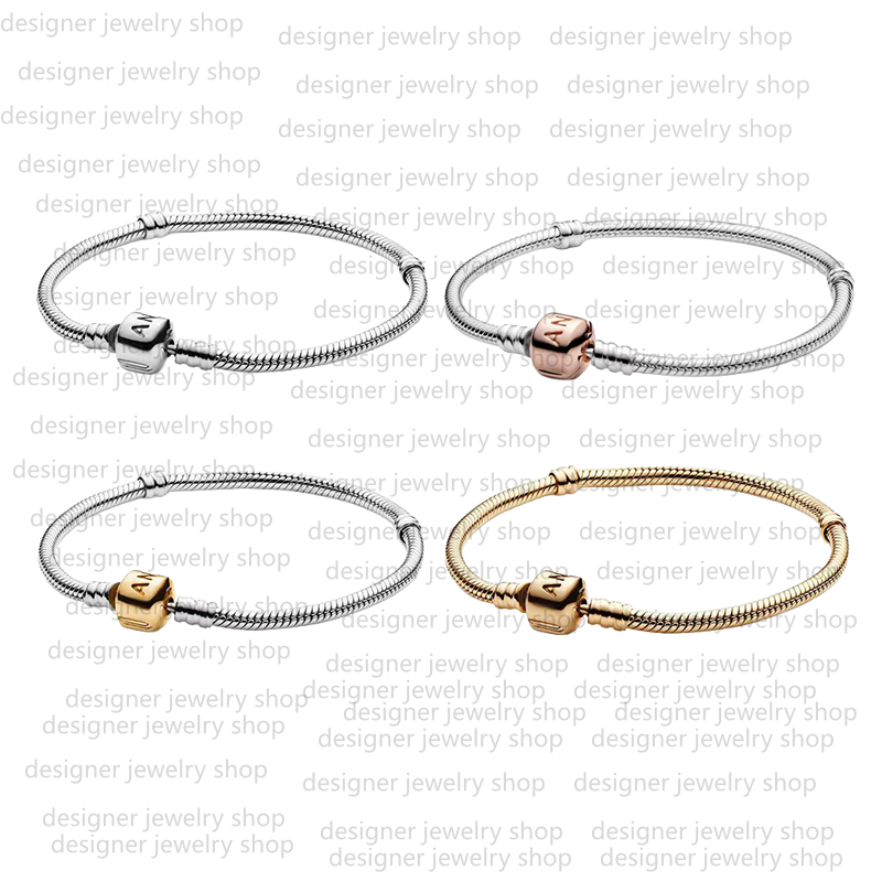 Charm Bracelet Designer Bracelet for Women Classic Moment Basic Chain DIY Charm Snake Bone Chain Bracelet