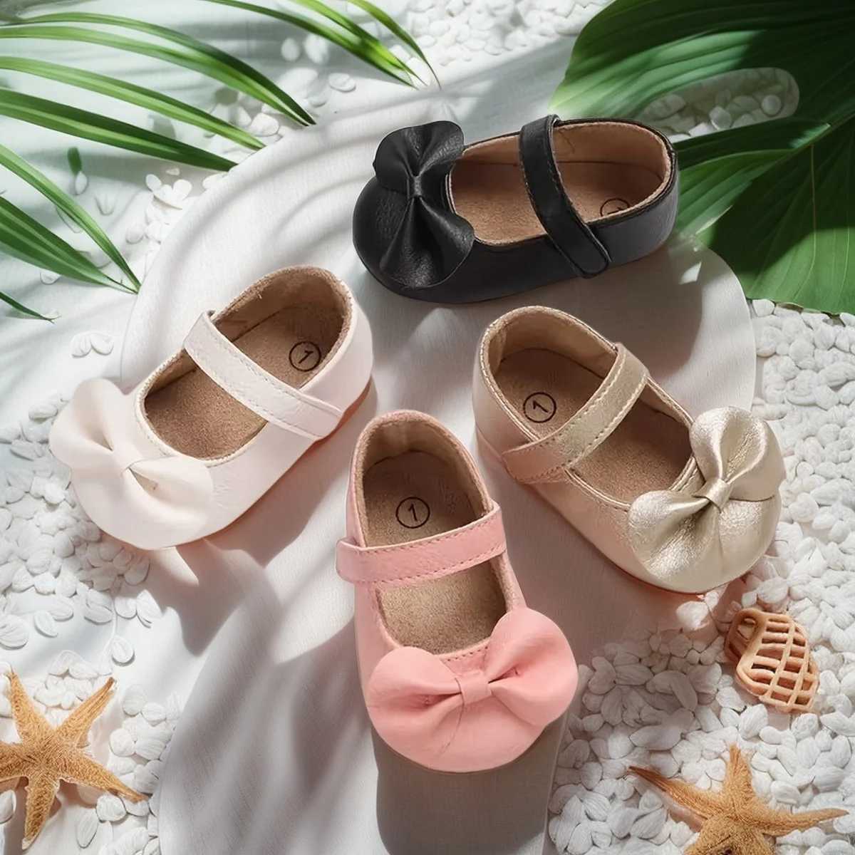 Baby Girl Casual and Comfortable Solid Color Mary Jane Shoes Lightweight and Non Slip Spring and Autumn Walking ShoesJ250930