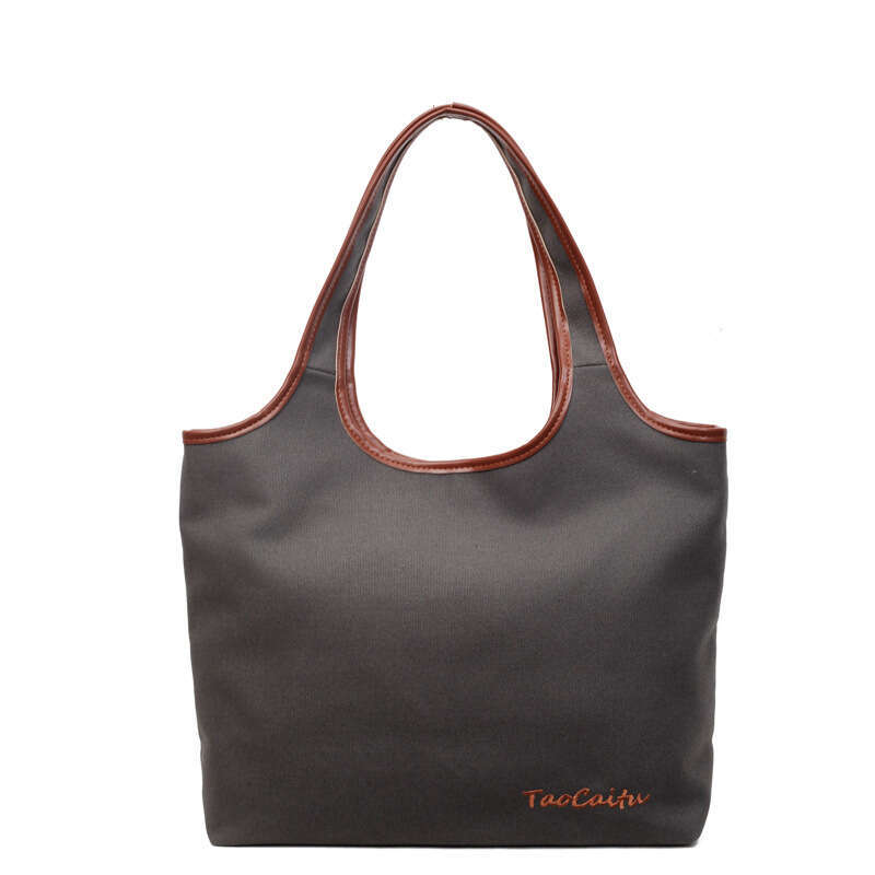 designer bag Luxury bag New College Student Canvas for Women Large Capacity Single Shoulder Commuter Handbag Underarm Tote Bag