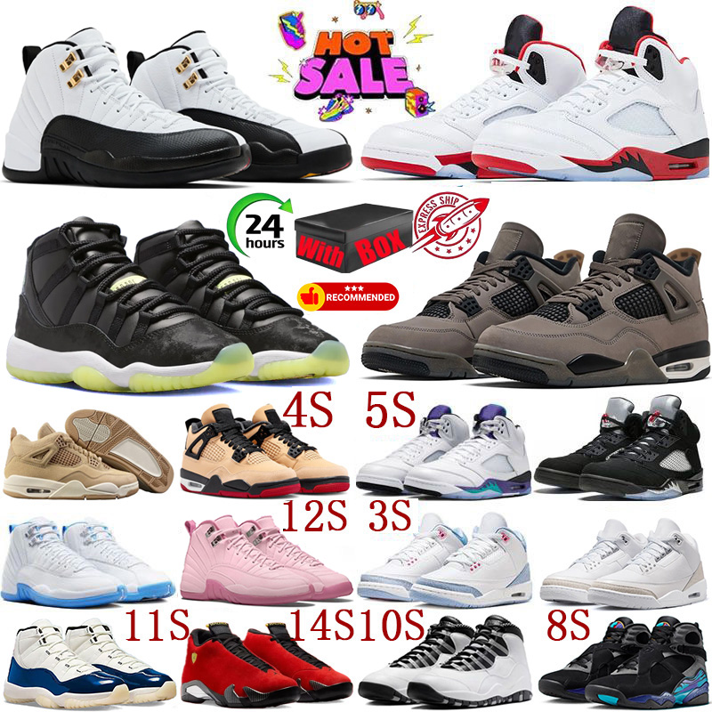 with box Basketball Shoes 4s Cave Stone pizza Deep Green Black 5s Black Tongue Grape 3s Pure Money 12s French Blue pink 11s Inner Beast 10s Steel 8s 14s red 1s Sail Sneaker