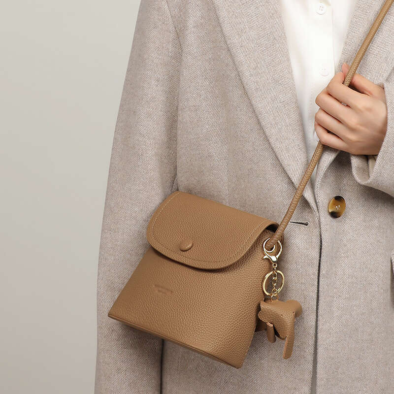 2025 New Women's Crossbody Bucket Small Shoulder Versatile High-End Feel Phone Bag