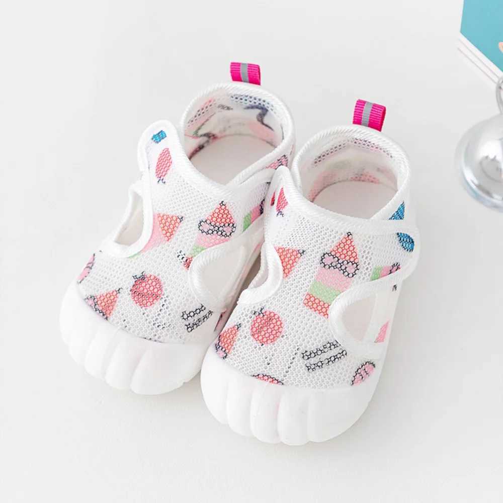 Casual Shoes Breathable Baby Sandals Soft Sole Comfortable Kids Sandals Flexible Air Mesh Infant Shoes Girls KidsJ250930